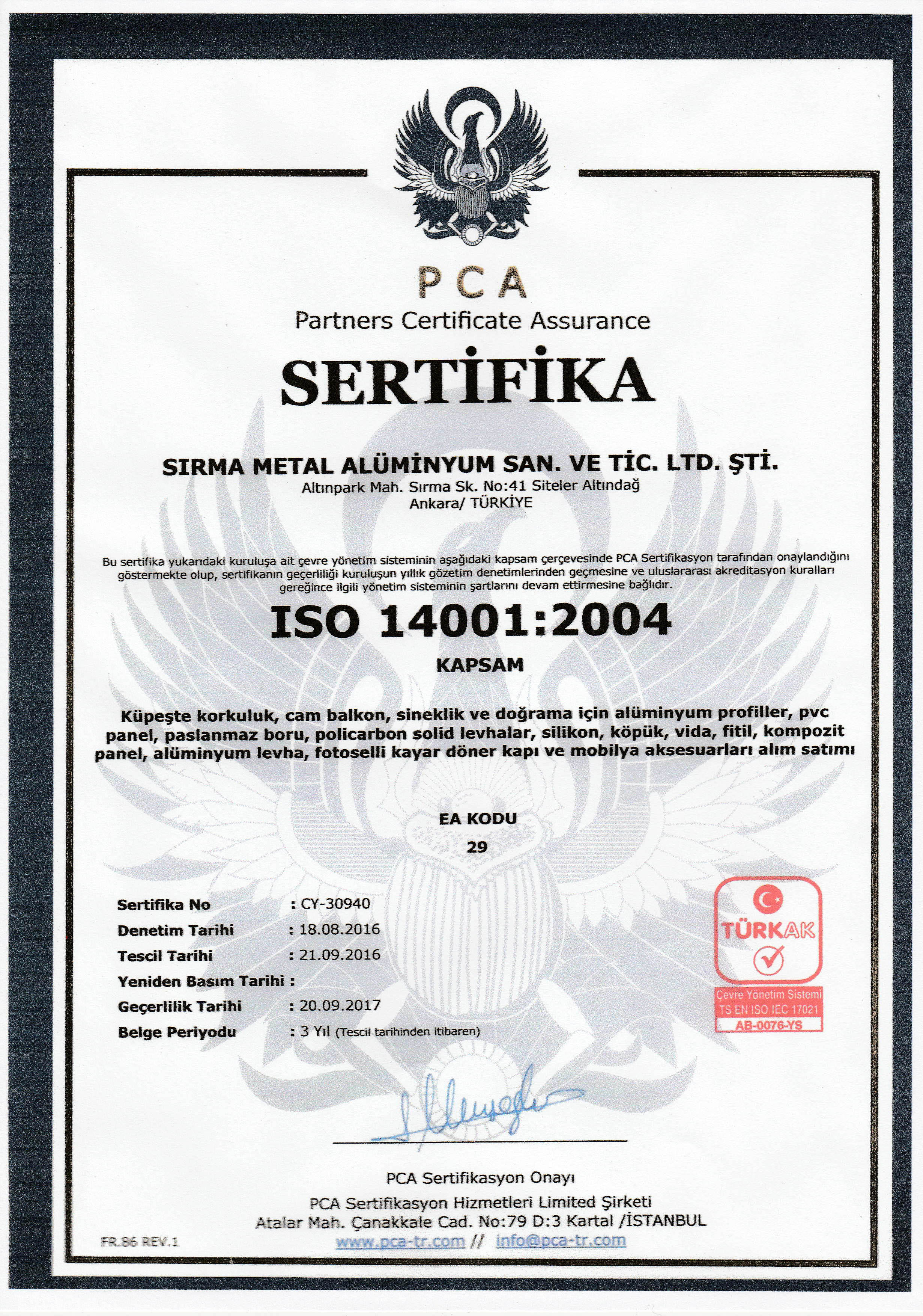 ISO 14001:2015