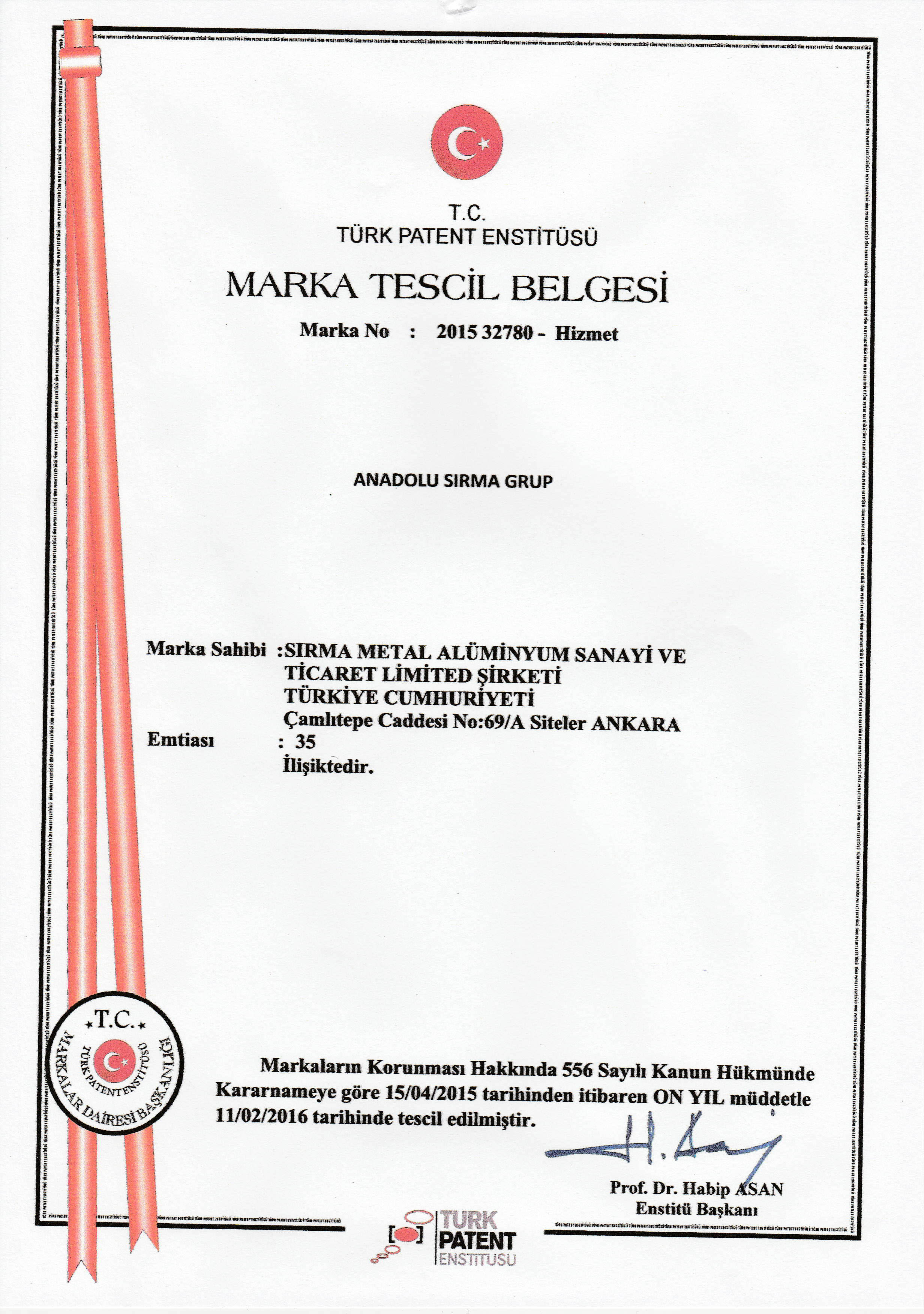 Marka Tescil